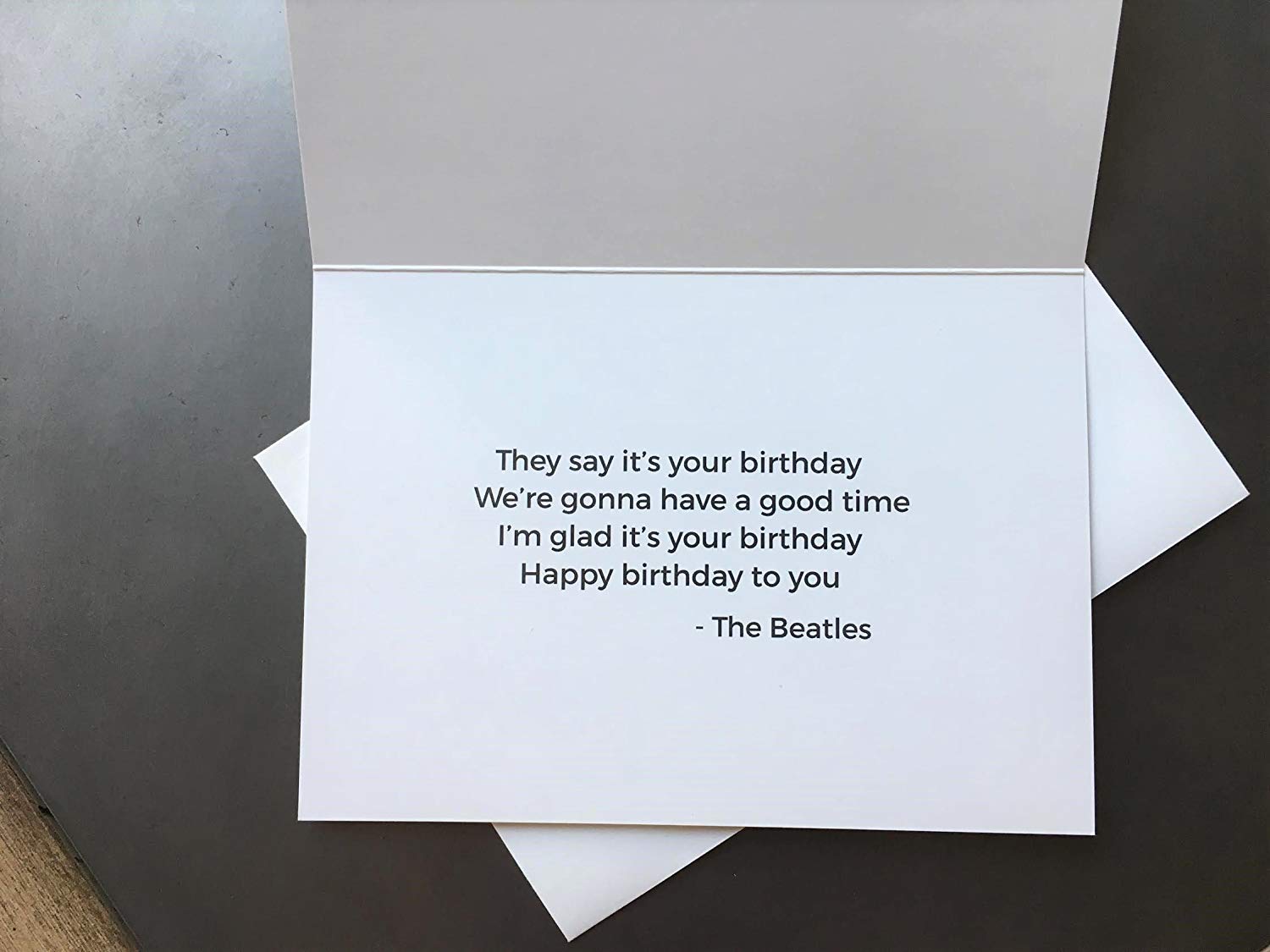 Песня its your birthday. 50th Anniversary Birthday Cards. Beatles Happy Birthday to you текст. Oversized you suck Happy Birthday Note Card with Envelope. Beatles Happy Birthday текст.